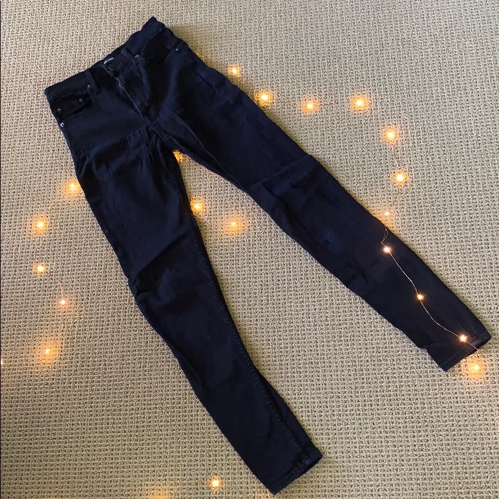 Grlfrnd black skinny jeans